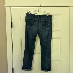 AG Adriano Goldschmied The Stilt Roll-Up Women's Blue Jeans 30R